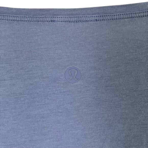 Lululemon Womens Back In Action Long Sleeve Top Blue Sz 16 - Picture 7 of 16